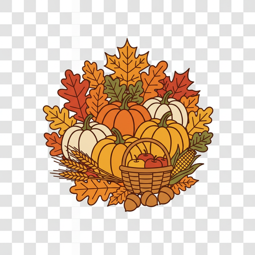 Fall Harvest DTF Transfer design